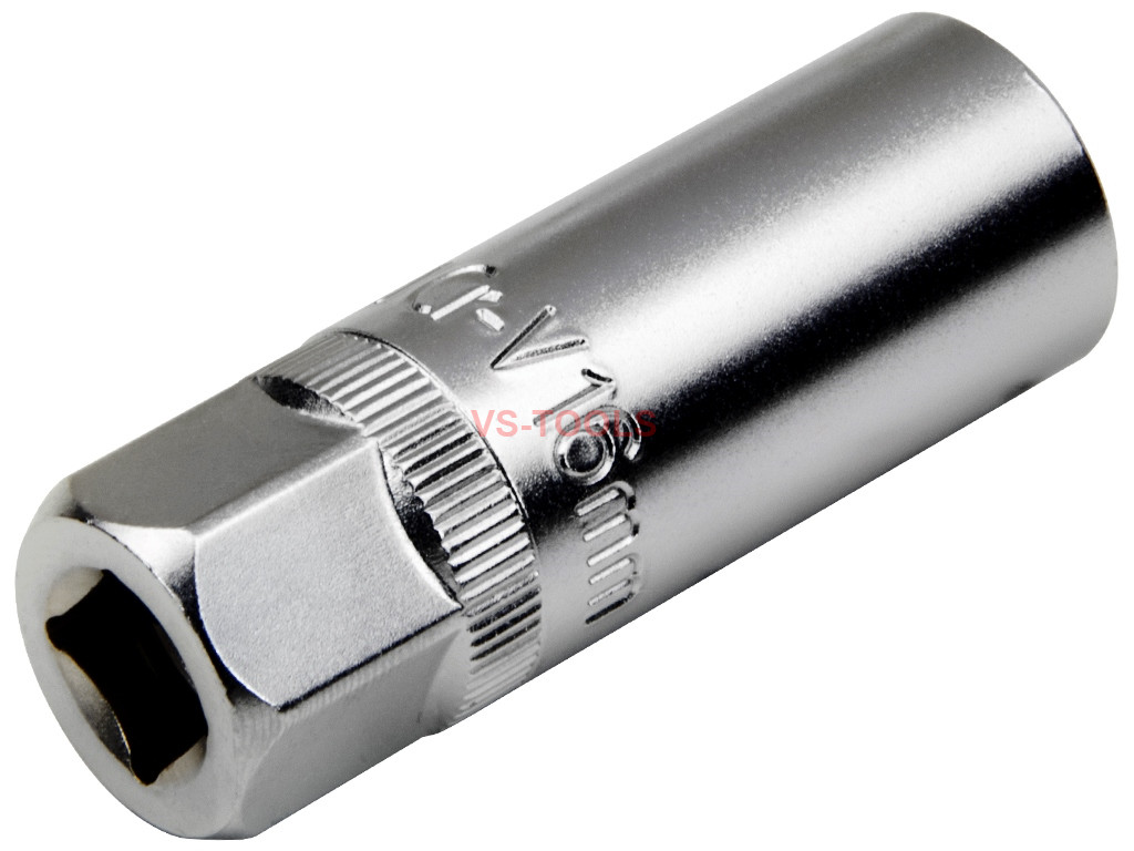 Tolsen 5/8inch 16mm Spark Plug 3/8 Drive Socket Chrome Vanadium